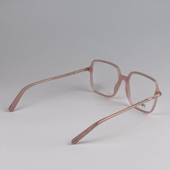 Dior MINI CD O S2I 4000 BRAND NEW Eyeglasses Pink Nude Women Square - Picture 7 of 16